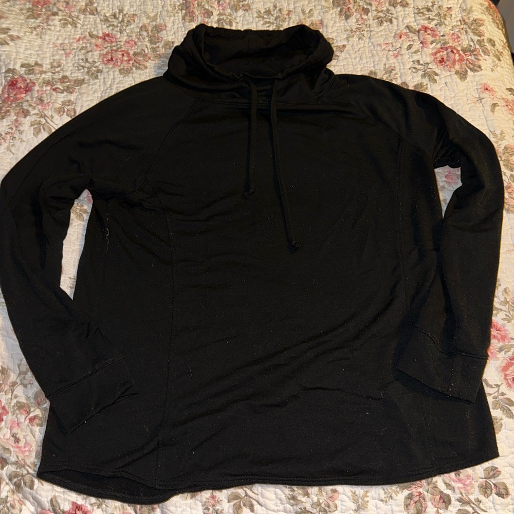 32 degrees black active turtleneck long sleeve size XL